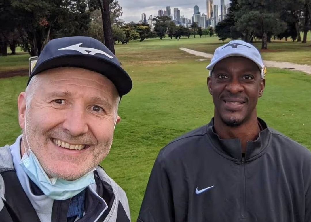 Andrew Gaze and Lanard Copeland (NBL)