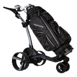 zip navigator remote control golf cart with bag titanium grey