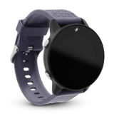 axis gps watch left 45 profile with grey band
