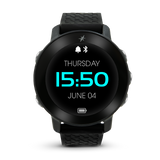 axis gps watch front profile black